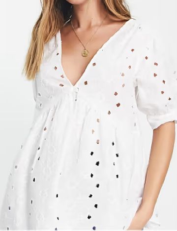 Bluza Asos Maternity, alb