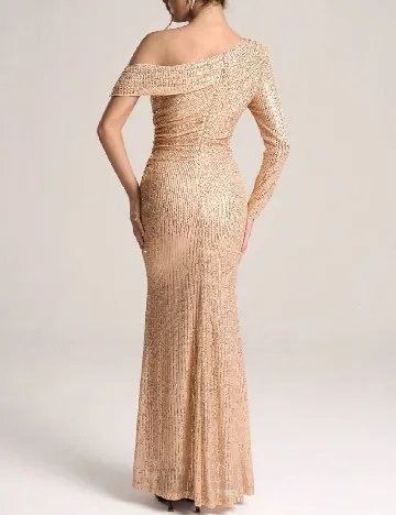 Rochie lunga Emery Rose, crem