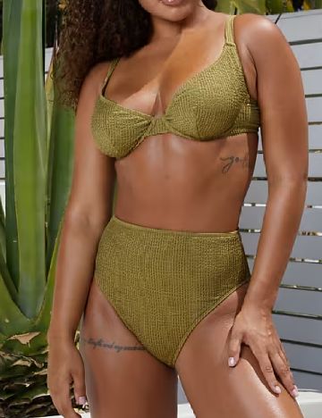 Chilot de  baie Wolf & Whistle, verde