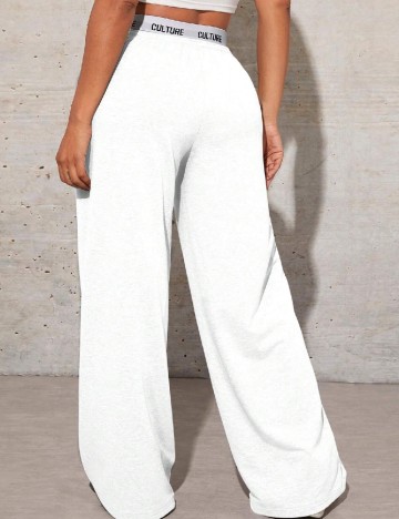 Pantaloni SHEIN, alb