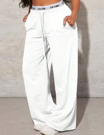 Pantaloni SHEIN, alb