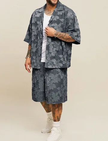 Compleu SHEIN Plus Size Men, gri