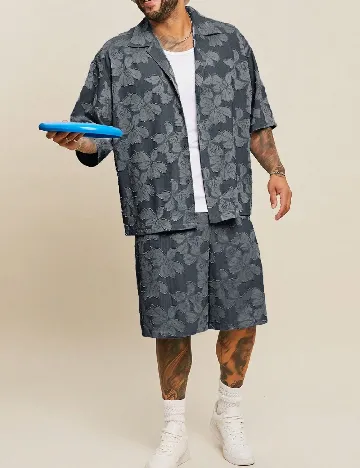 Compleu SHEIN Plus Size Men, gri