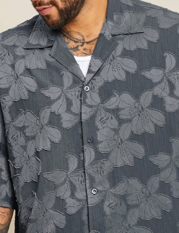 Compleu SHEIN Plus Size Men, gri