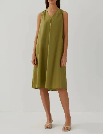 Rochie medie Someday, verde