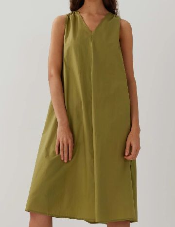 Rochie medie Someday, verde