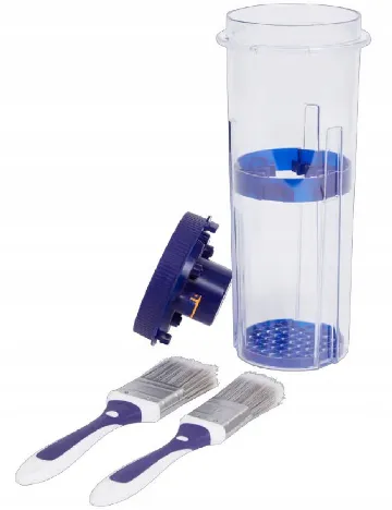 Recipient vidat pentru pensule SPECTRUM, albastru