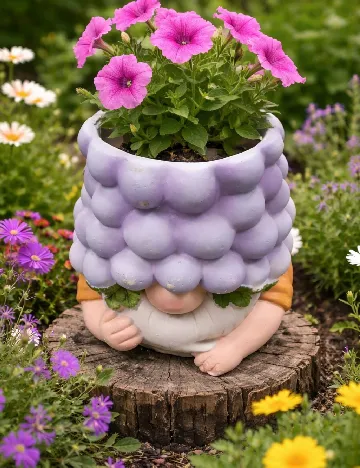 Ghiveci de gradină ACTION, mix culori