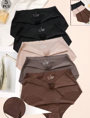 Set chiloti 5 perechi SHEIN, mix culori