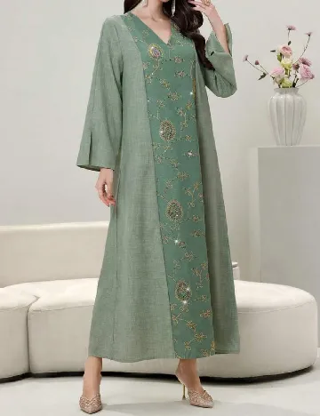 Rochie lunga SHEIN, verde