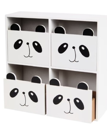 Mini comoda pentru copii Flexible BV, alb