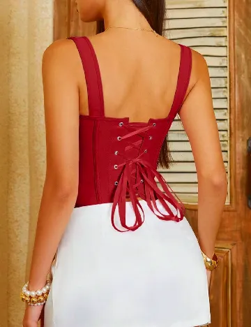 Corset SHEIN, rosu