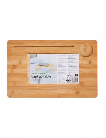 Masă pliabilă din bambus pentru laptop Dayes, maro