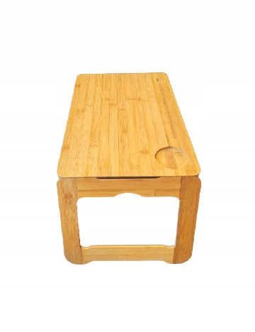 Masă pliabilă din bambus pentru laptop Dayes, maro