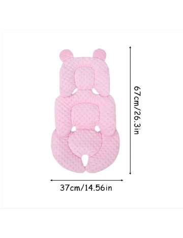 Pernă auto reversibilă 3 în 1 pentru scaun auto. SHEIN, negru