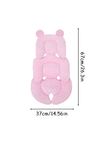 Pernă auto reversibilă 3 în 1 pentru scaun auto. SHEIN, negru