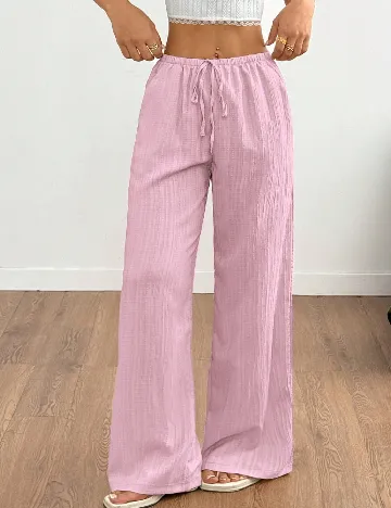 Pantaloni SHEIN, roz