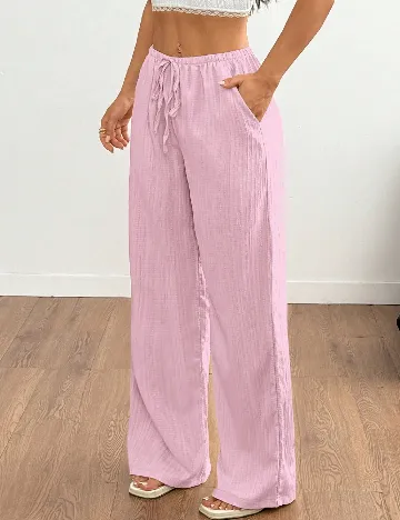 Pantaloni SHEIN, roz