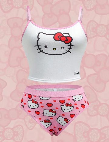 Pijama SHEIN, alb/roz