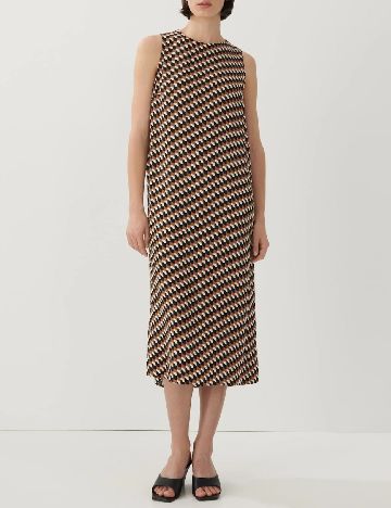 Rochie medie Someday, maro