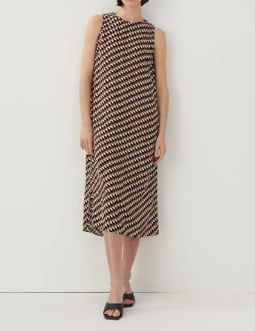 Rochie medie Someday, maro