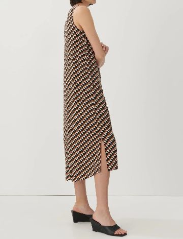 Rochie medie Someday, maro