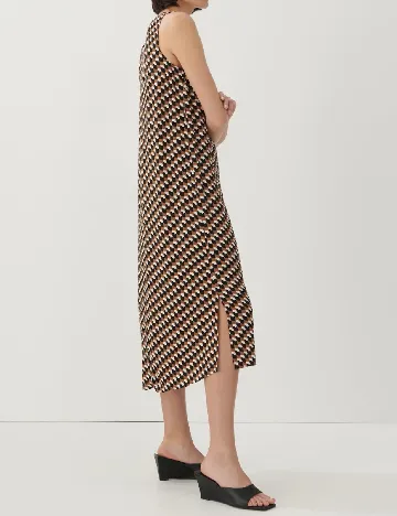 Rochie medie Someday, maro