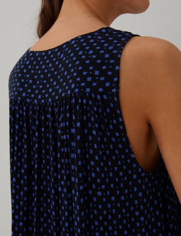 Rochie medie Someday, bleumarin inchis