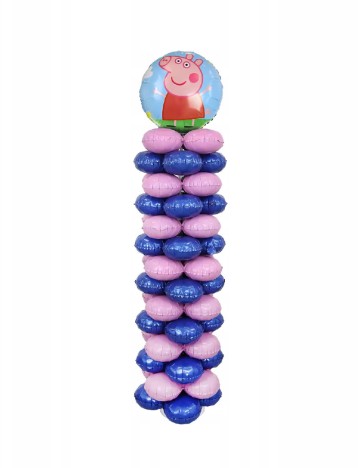 Set baloane folie Peppa Pig AVEC, mix culori