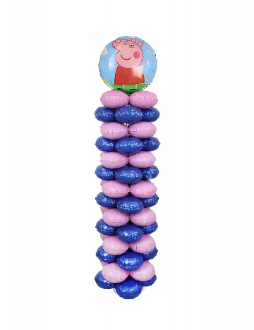 Set baloane folie Peppa Pig AVEC, mix culori