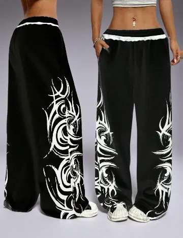 Pantaloni SHEIN CURVE, negru