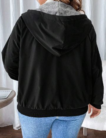 Geaca SHEIN CURVE, negru