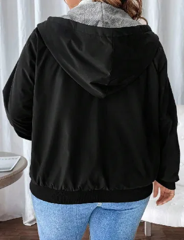 Geaca SHEIN CURVE, negru