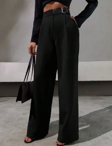 Pantaloni SHEIN, negru