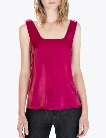 Top Zara, magenta