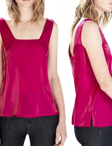 Top Zara, magenta