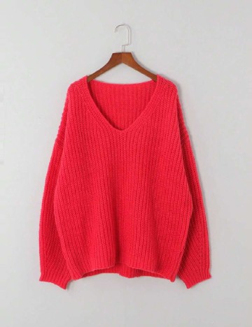 Pulover SHEIN, rosu