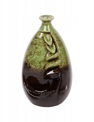 Arzator de tamaie ceramic Deluxa, verde