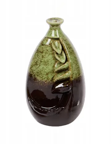 Arzator de tamaie ceramic Deluxa, verde