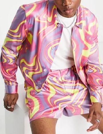 Jacheta ASOS, mix culori