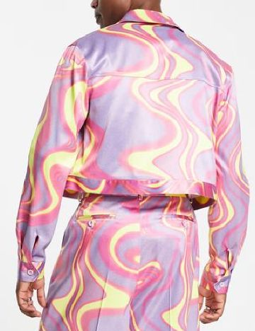 Jacheta ASOS, mix culori