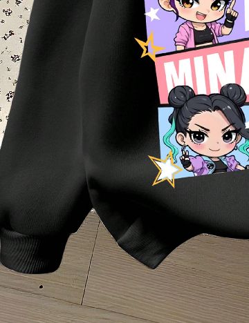 Bluza Shein Kids, negru