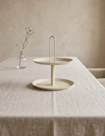 Platou etajat metalic Home Accents, crem