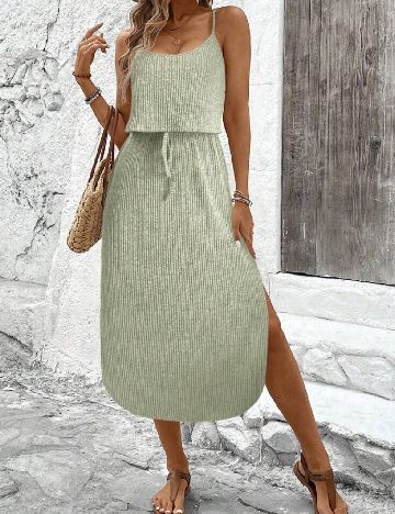 Rochie medie SHEIN, verde