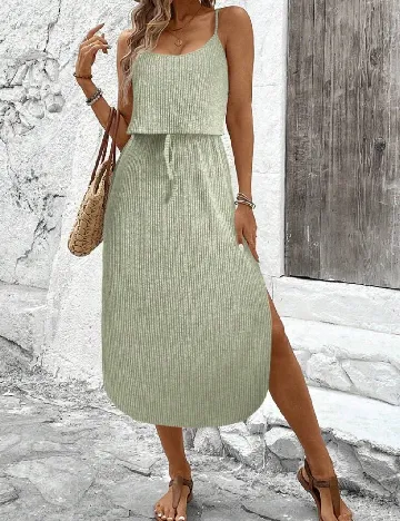 Rochie medie SHEIN, verde