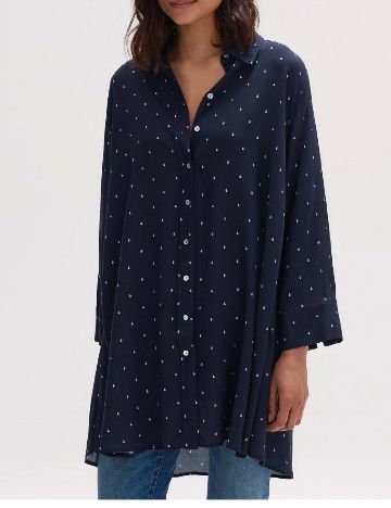 Camasa Opus, bleumarin