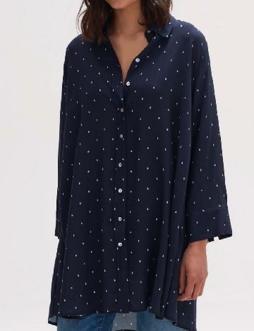 Camasa Opus, bleumarin