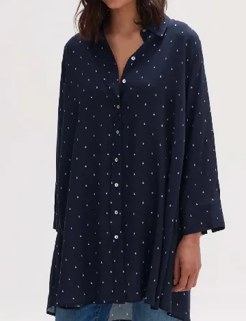 Camasa Opus, bleumarin