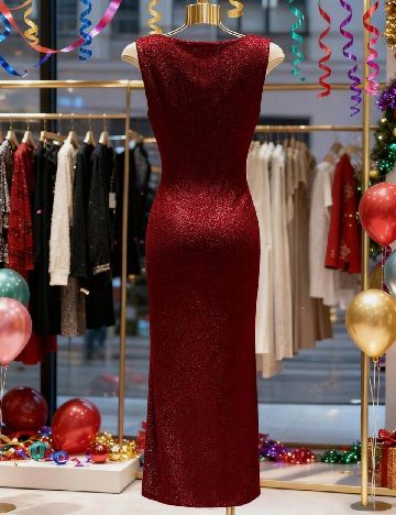 Rochie medie SHEIN, rosu