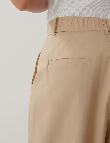 Pantaloni Someday, maro deschis